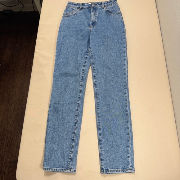 ROLLA'S Denim - Rollas Dusters High Rise Slim Straight Leg Jeans Blue Size 27 Retro Classic EUC